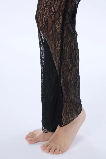 CELESTE BLACK LACE PANTS - Image 6