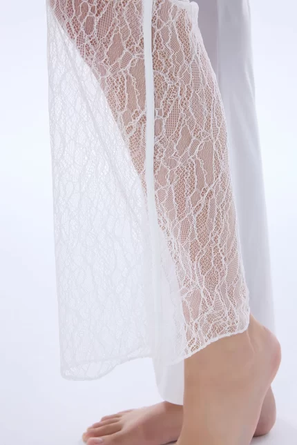 CELESTE WHITE LACE PANTS - Image 6