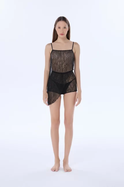 vivian black lace camisole