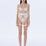 caroline white lace garter belt