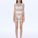 margaret white lace corset garter belt