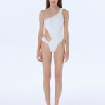 siena white one shoulder swimsuit
