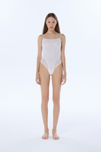 vera white lace bodysuit