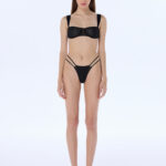 valeria black lace balconette bra
